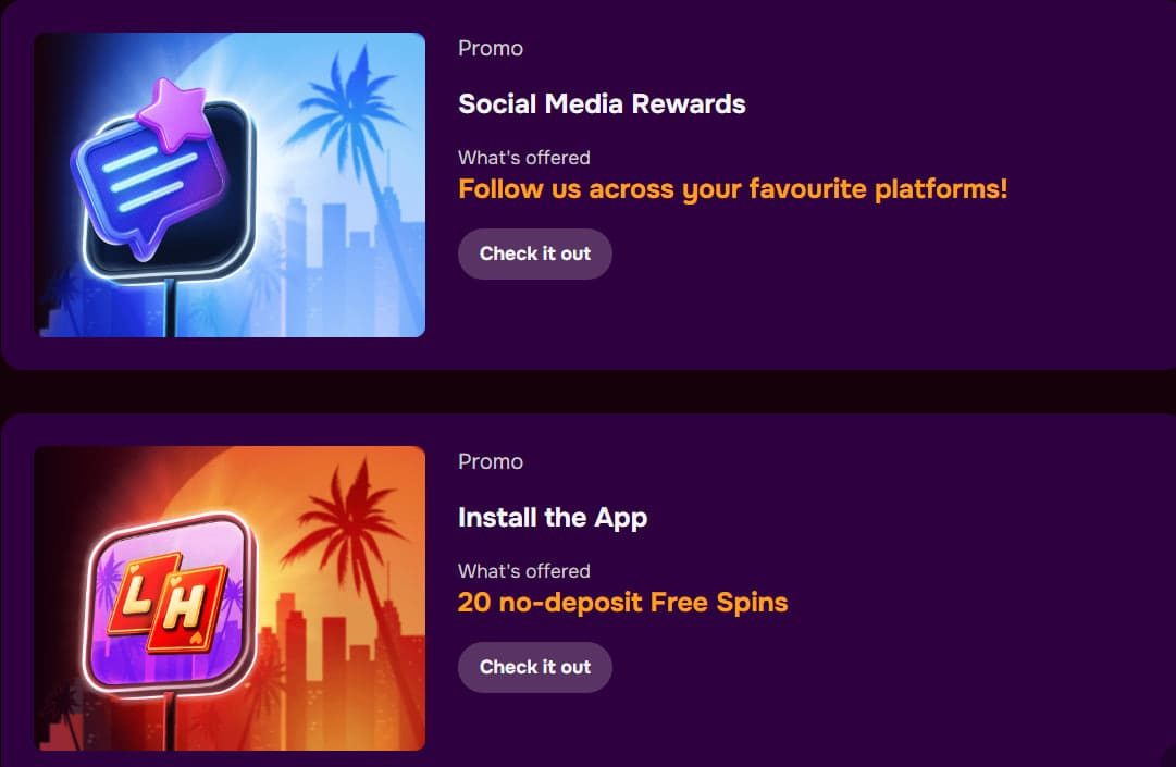 LuckyHills Bonus 2026 — Welcome Offer, Free Spins image 3